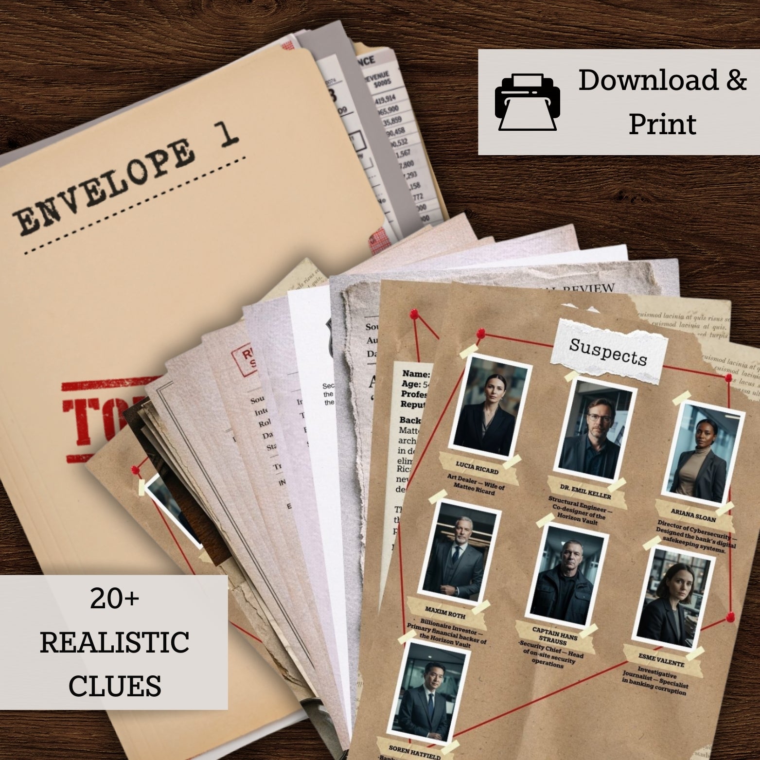 The Billion Dollar Blueprint - Matteo Ricard - Murder Case File