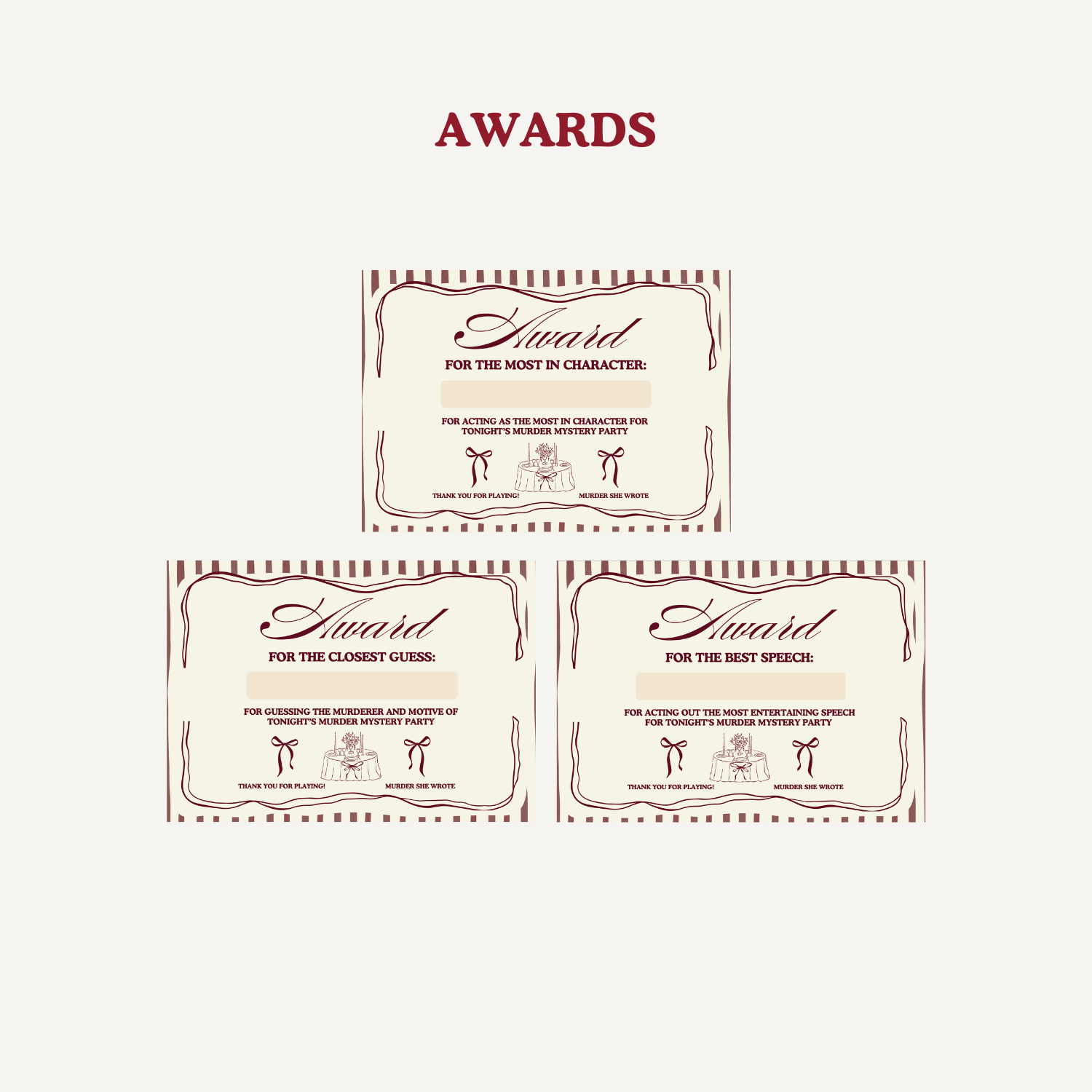 The Golden Hour – A 1927 Hollywood Murder Mystery Party Game (10–17 Players) – Instant Download PDF