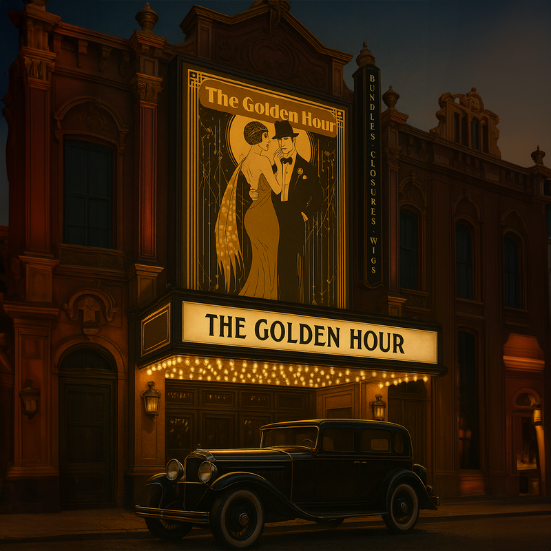 The Golden Hour – A Murder Mystery Party Game (10–17 Players) - Role Playing – Download Print Play
